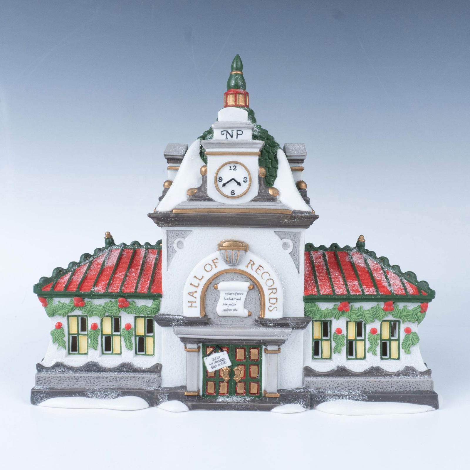 Department 56 Heritage Village Figurine, Hall of Records (1 of 5)