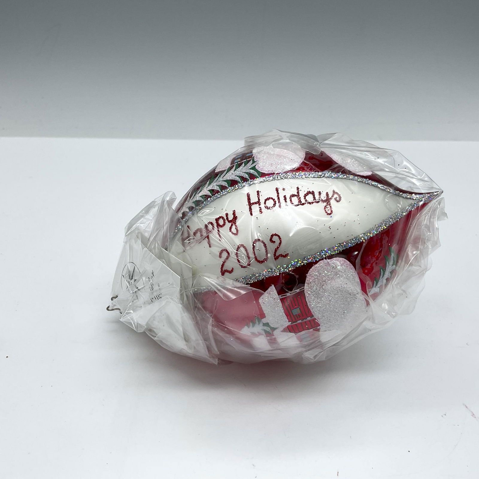 Christopher Radko Molded Glass Ornament, Happy Holidays (1 of 3)