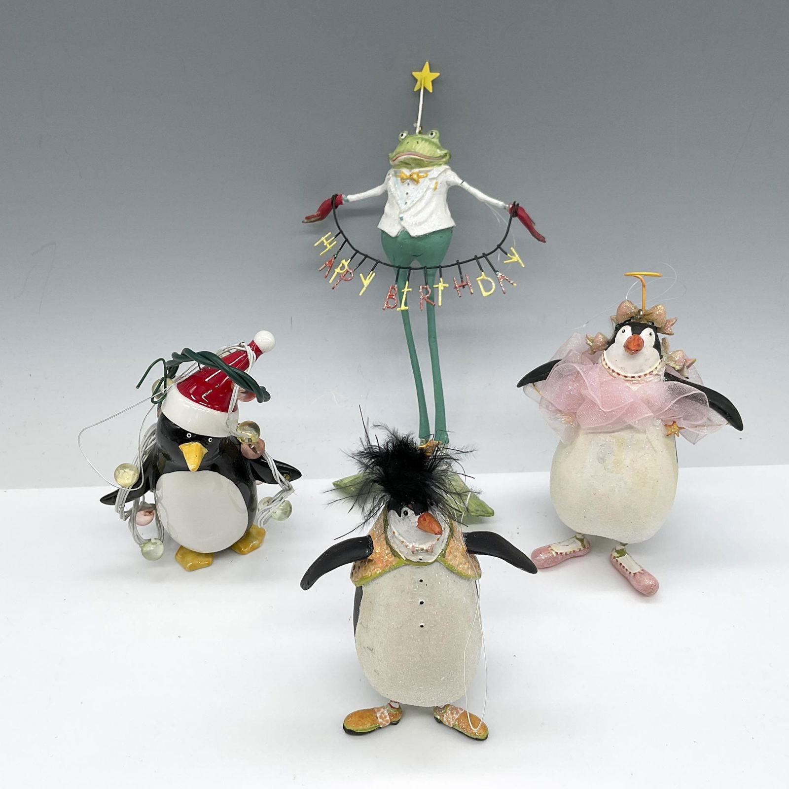 4pc Dept 56 Krinkles Holiday Ornaments (1 of 3)