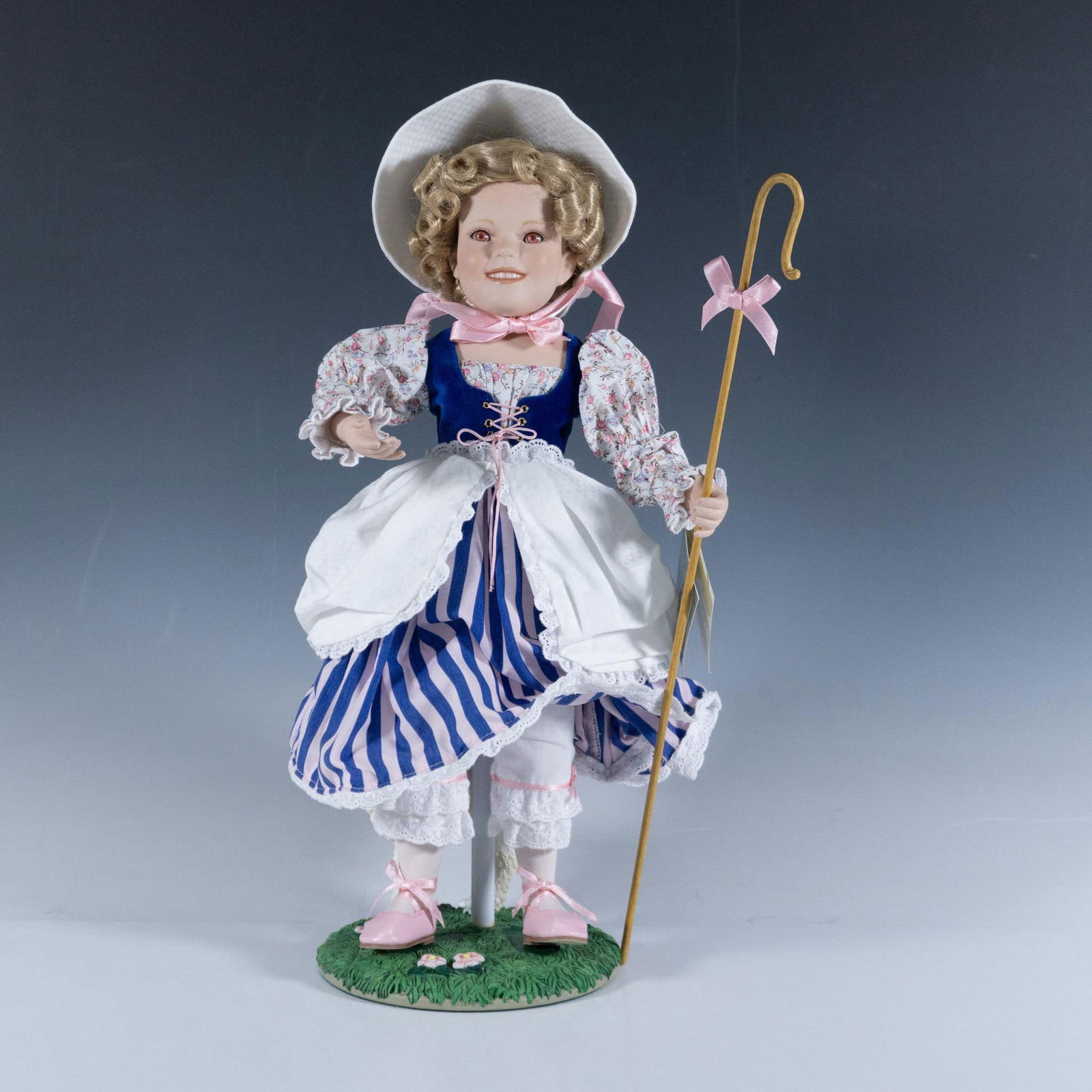 Danbury Mint Porcelain Shirley Temple as Little Bo Peep (1 of 4)