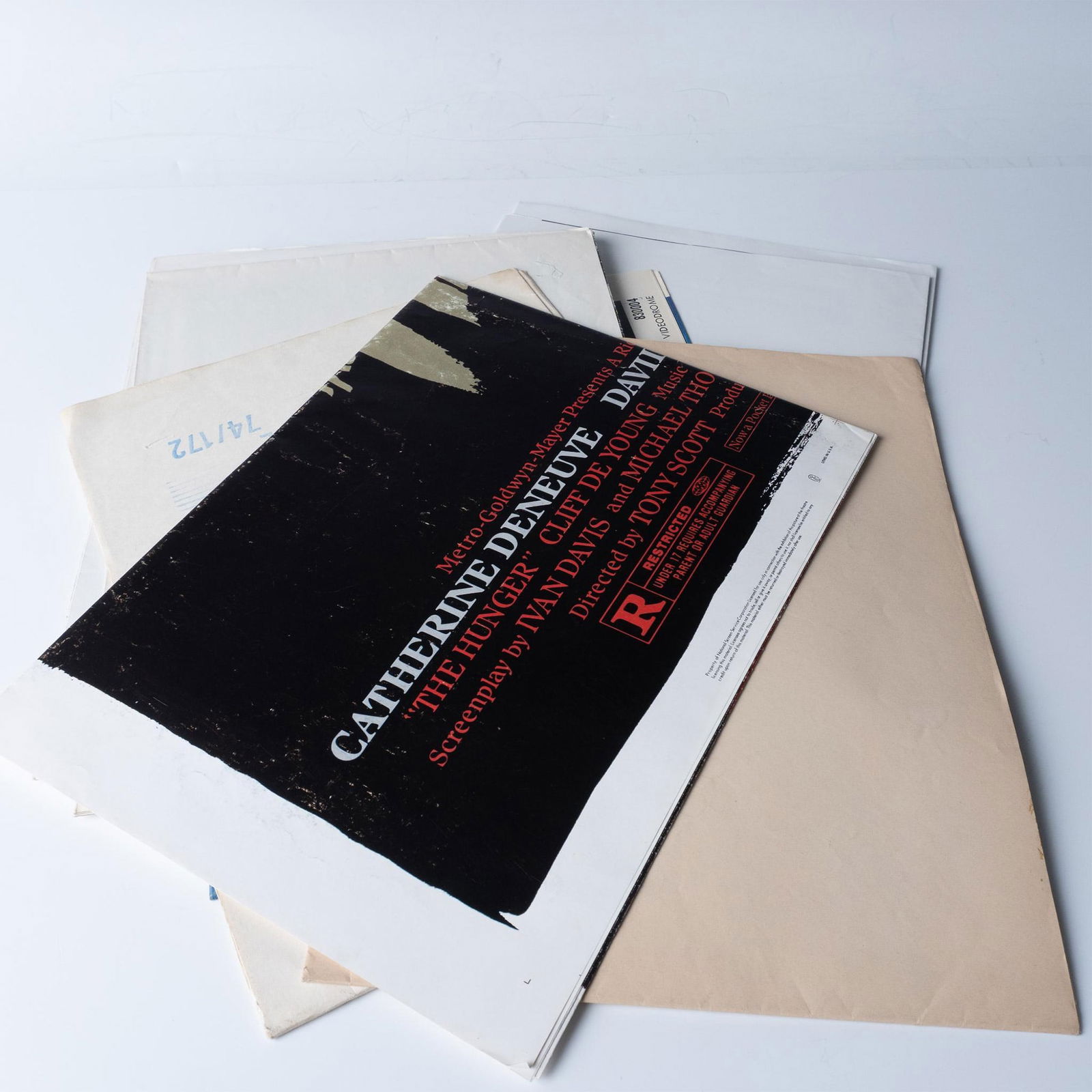 11pc Horror Movies One Sheets, w/ David Bowie's The Hunger (1 of 12)