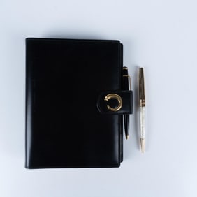 2pc Handbag Accessories, Cartier Organizer + Swarovski Pen