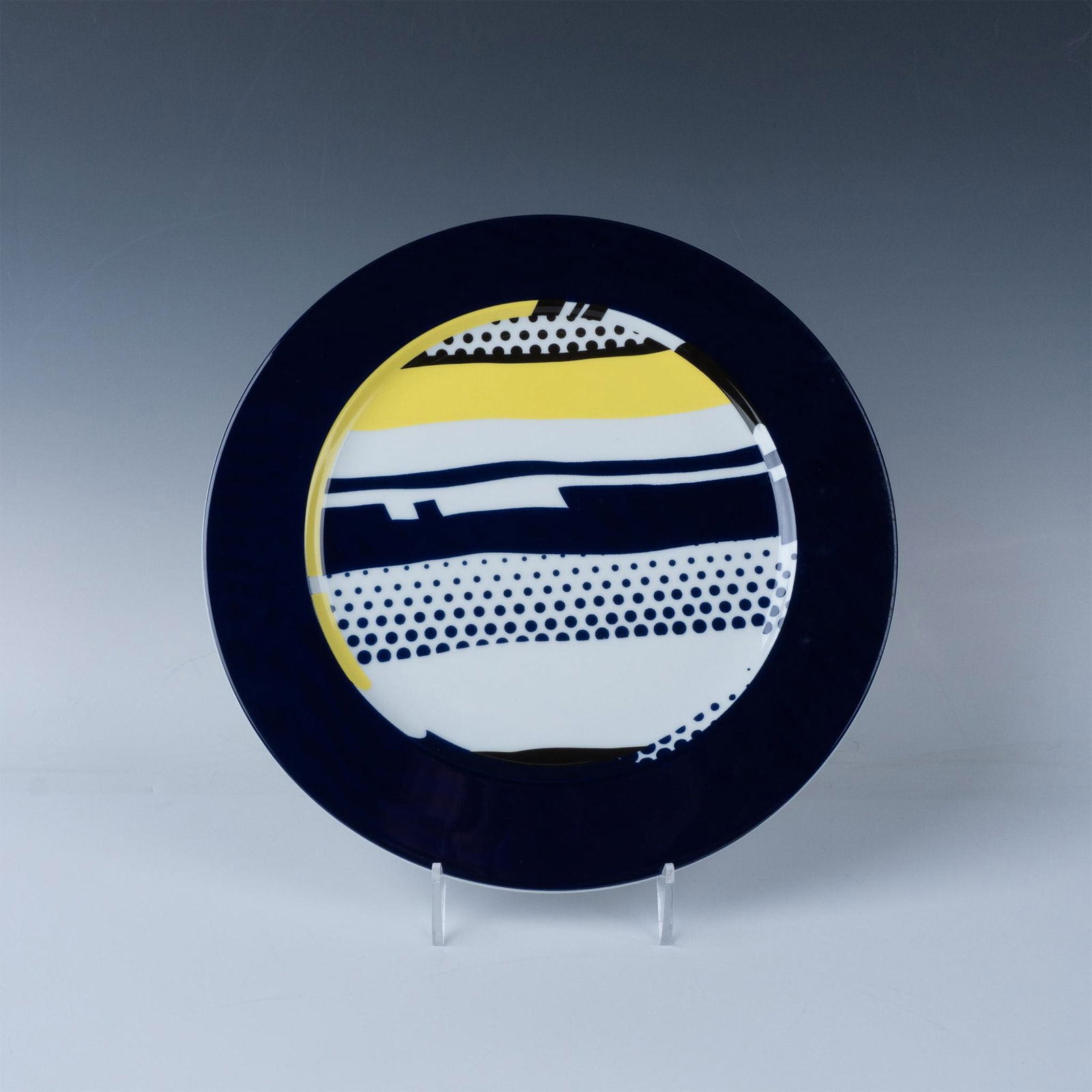 Roy Lichtenstein (American b. 1923) Rosenthal Service Plate (1 of 4)