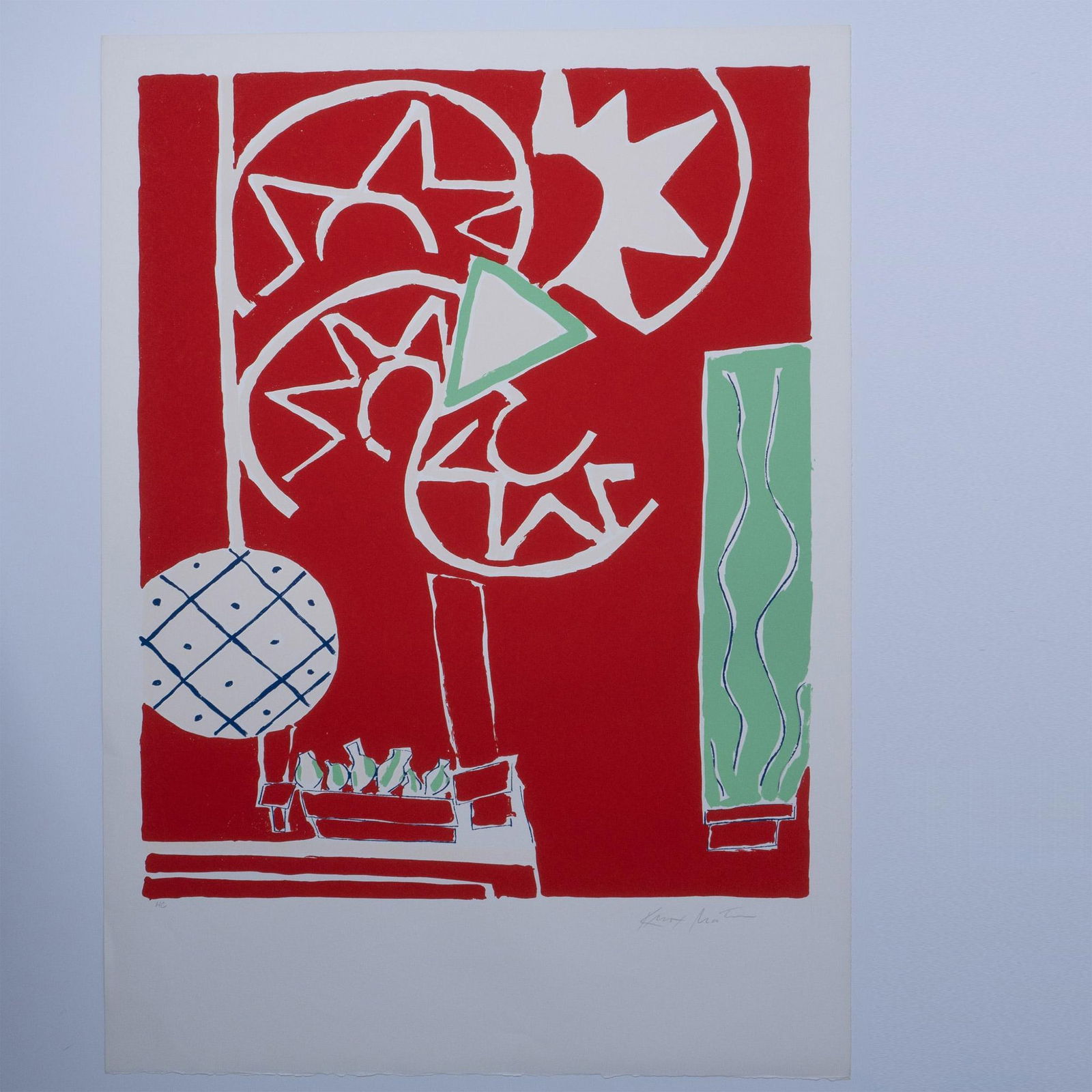 Knox Martin, Original Silkscreen on Paper, Signed (1 of 4)