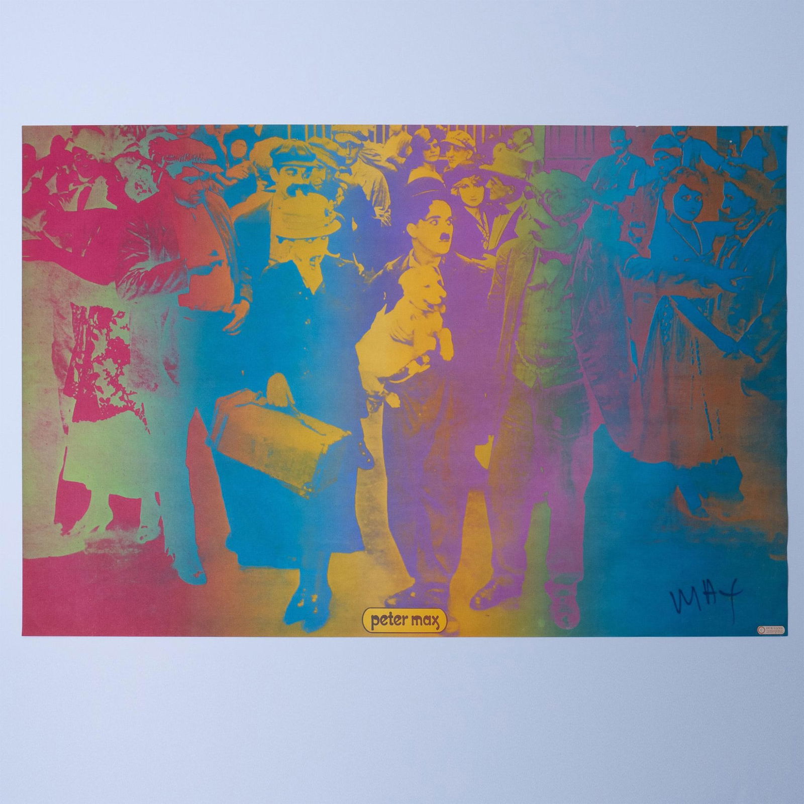 Peter Max, Original Lithograph Poster, Our Gang, Signed (1 of 4)