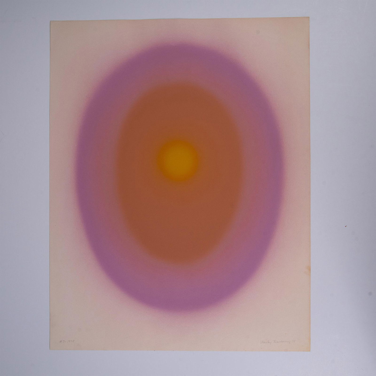 Stanley Twardowicz, One-of-a-Kind Oil on Paper, Signed (1 of 4)