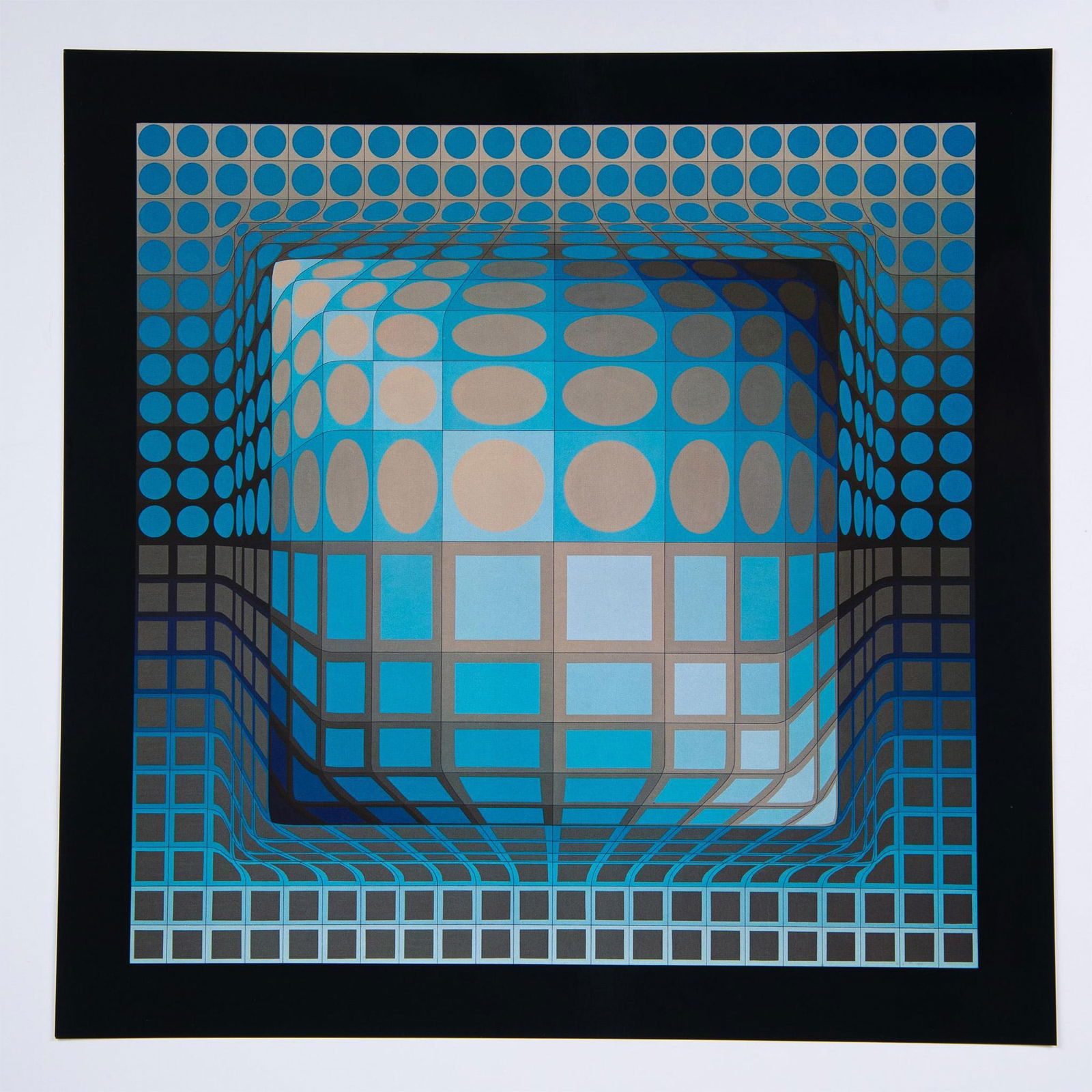 Victor Vasarely, Op Art Original Heliogravure on Paper (1 of 2)