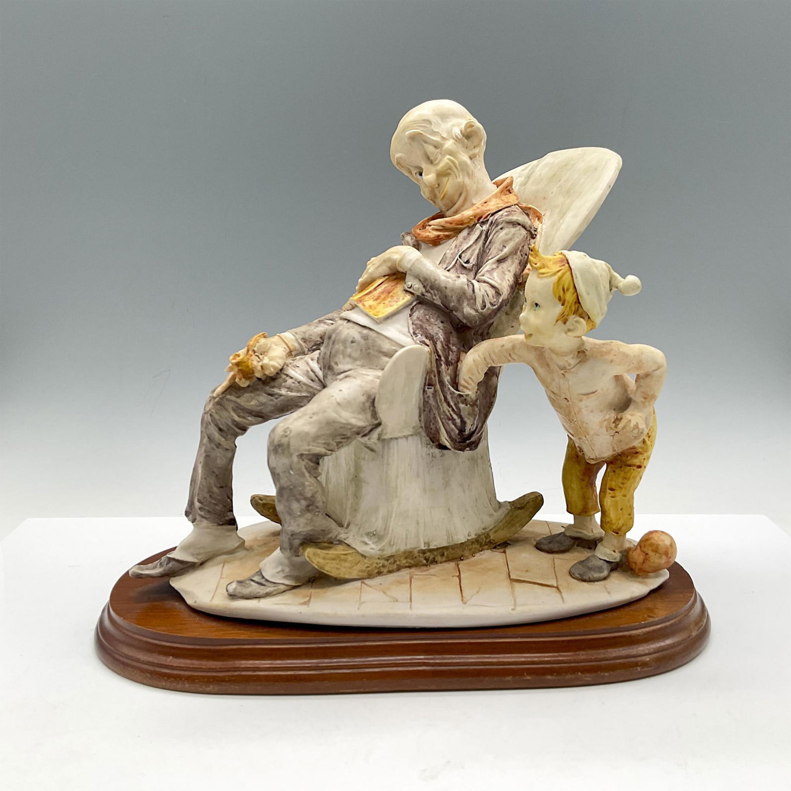 Capodimonte Pucci Sculpture, Old Man & Boy (1 of 3)