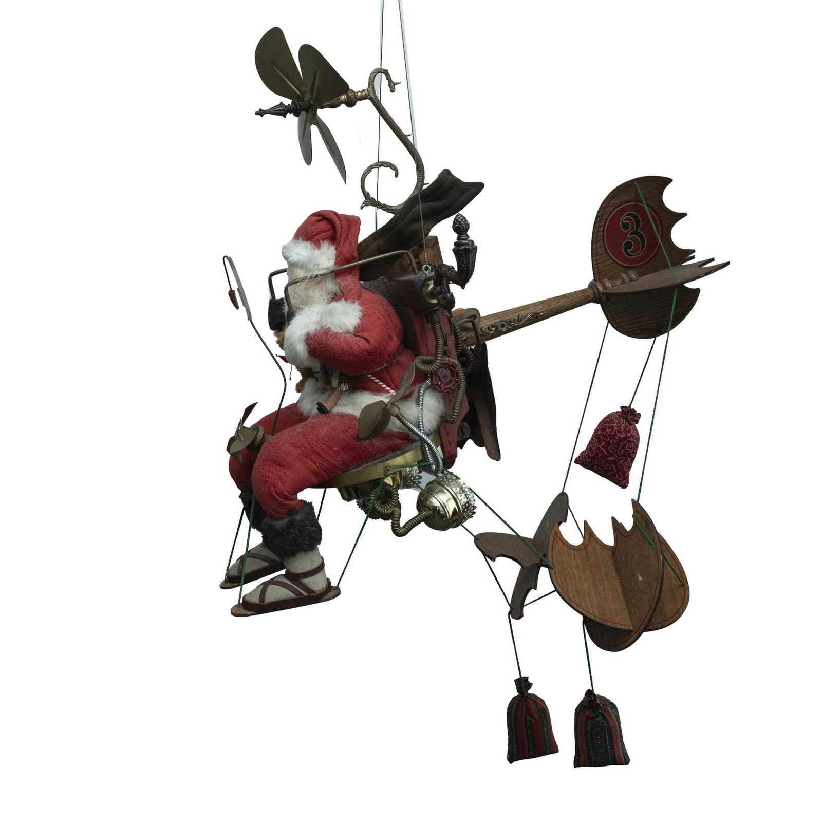 Santa's Wooden Time Machine Delivery Helicopter (1 of 6)