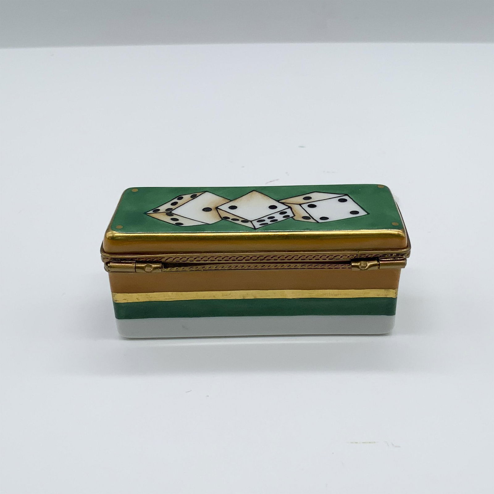 Parry Vieille Limoges Treasure Box, Dice Game (1 of 6)