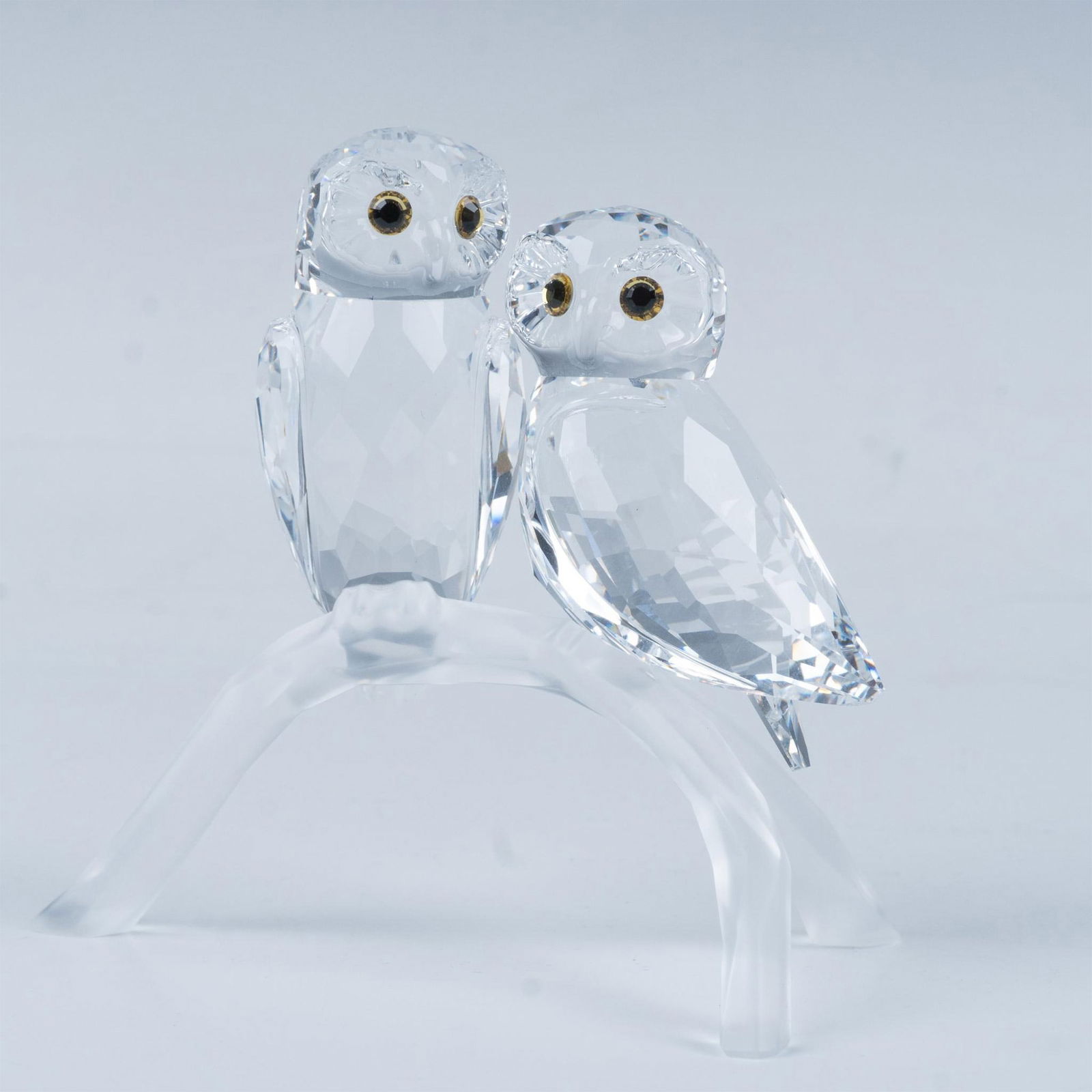 Swarovski Crystal Figurine, Owl Couple 1003312 (1 of 5)