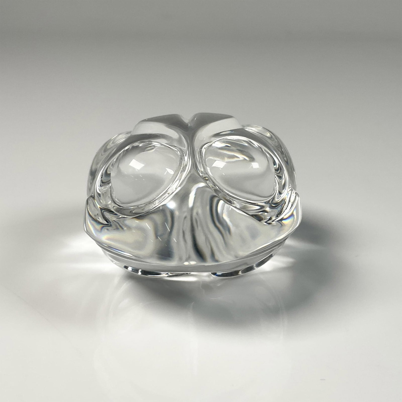 Steuben Crystal Animal Hand Cooler, Frog (1 of 5)