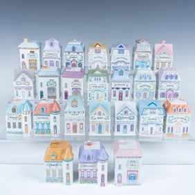 24pc Lenox Fine Porcelain Spice Jars, The Spice Village