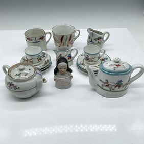 15pc Vintage Mixed Lot Children's Porcelain Dishes