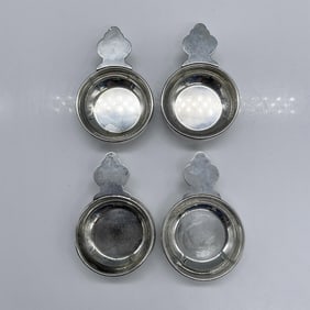 4pc Mini Silver Porringers
