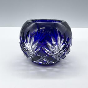 Vintage Faberge Cobalt Blue Crystal Cancle Holder, Odessa