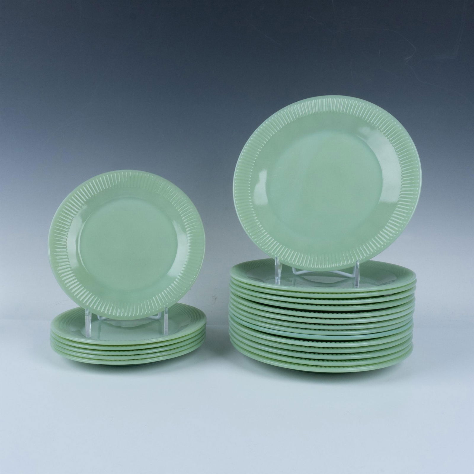 21pc Fire King Jadeite Plates (1 of 3)