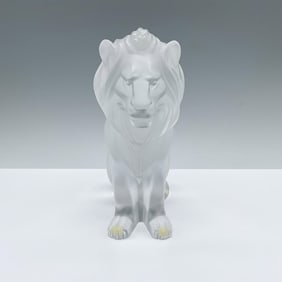 Lalique Crystal Lion Figurine