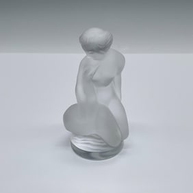 Lalique Crystal Figurine, Leda and the Swan