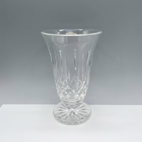 Glass Flower Vase with a Rounded Base