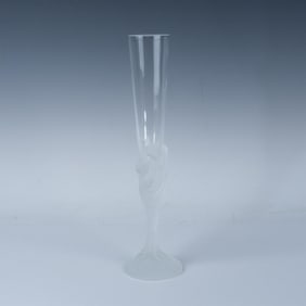 Erte Crystal Champagne Flute, Majestique