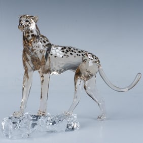 Swarovski Crystal Figurine, Mehira Cheetah 5636241