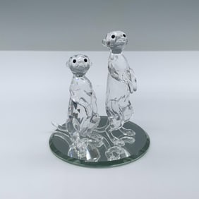 Swarovski Crystal Figurine, Meerkats