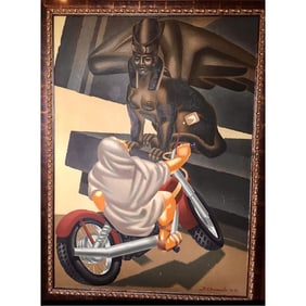 Vladimir Afanasyevich Ovchinnikov (Russian,1941 - 2015) Large Oil Painting on Canvas