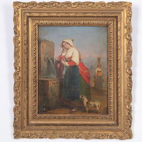 Paolo Bozzini, Original Italian Oil Painting, Signed