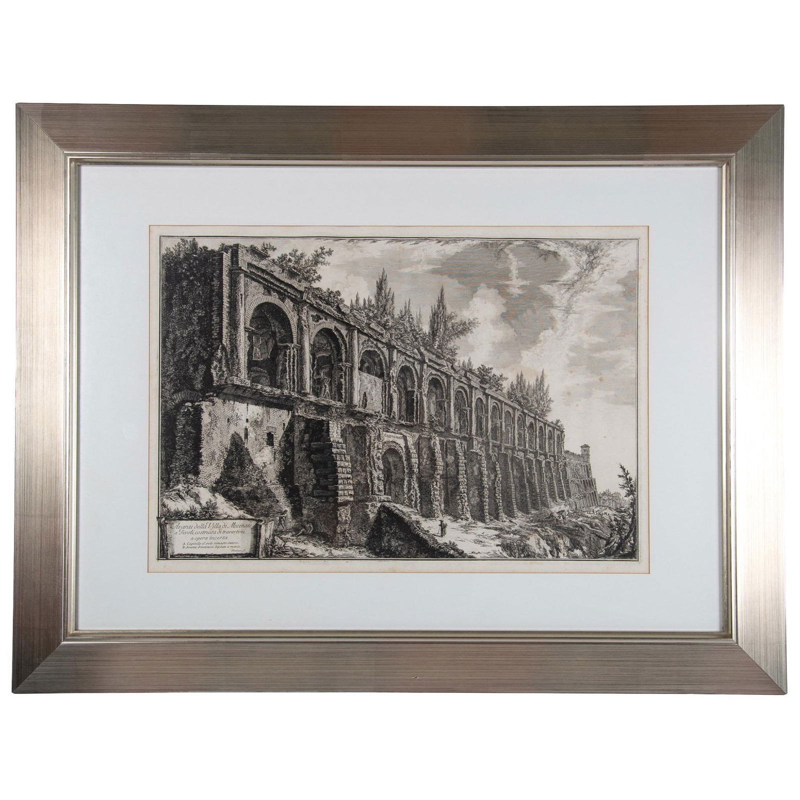 Giovanni Battista Piranesi, Large Antique Etching on Paper (1 of 5)