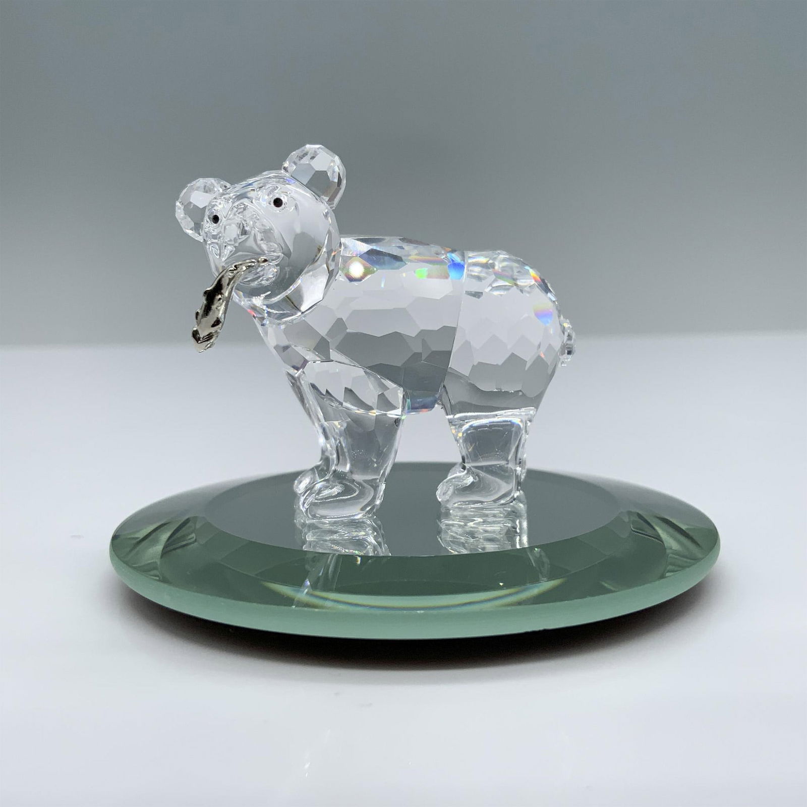 Swarovski Crystal Figurine, Grizzly Cub (1 of 6)