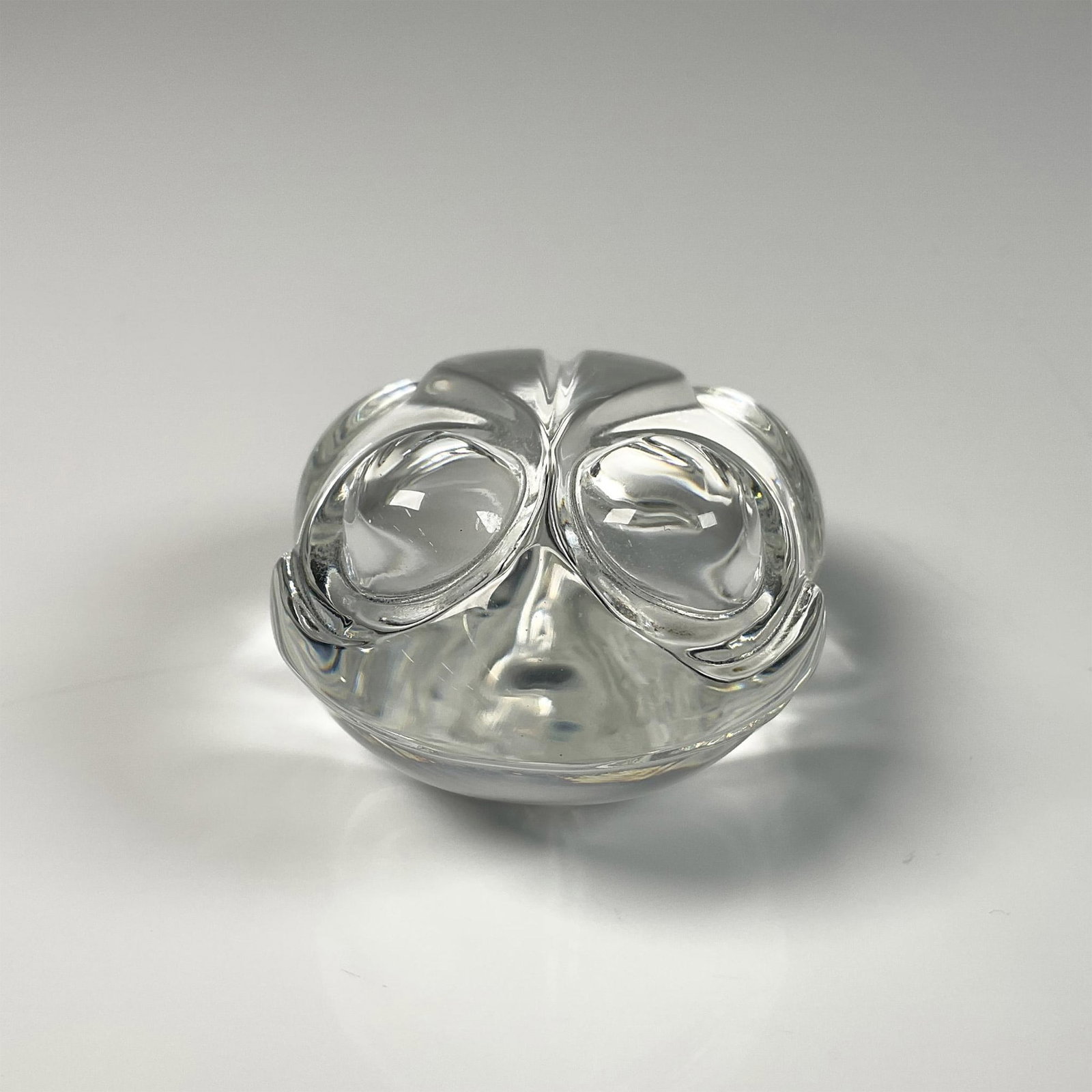 Steuben Crystal Animal Hand Cooler, Frog (1 of 5)