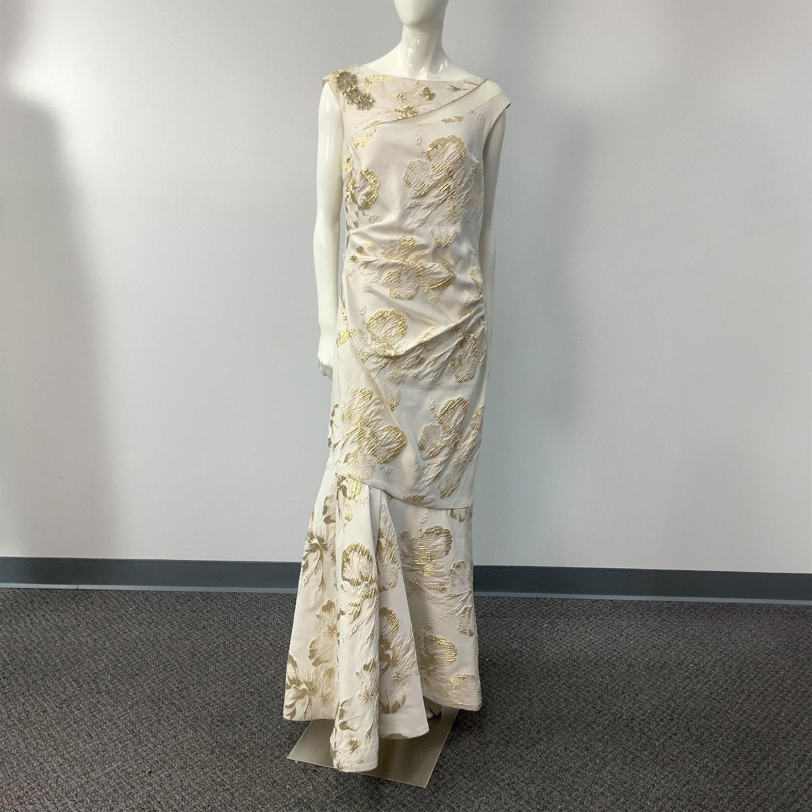 Rickie Freeman for Teri Jon Sleeveless Taffeta Evening Gown (1 of 9)