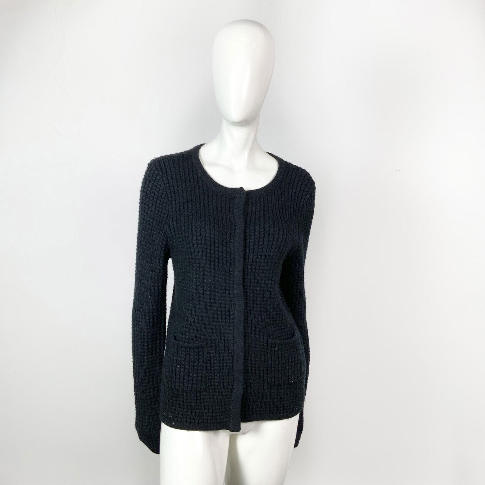 Vassilios Kostetsos/Silvian Heach Black Wool Cardigan (1 of 7)