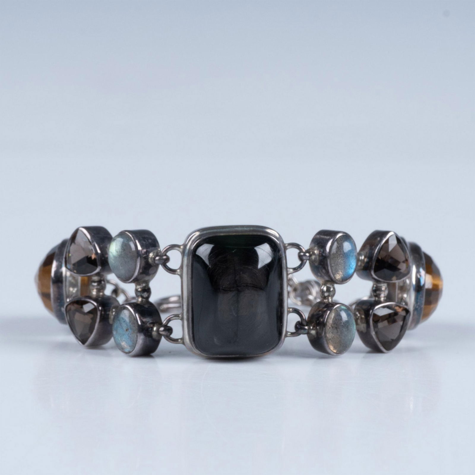 Sterling Silver Multi Gemstone Bracelet (1 of 5)