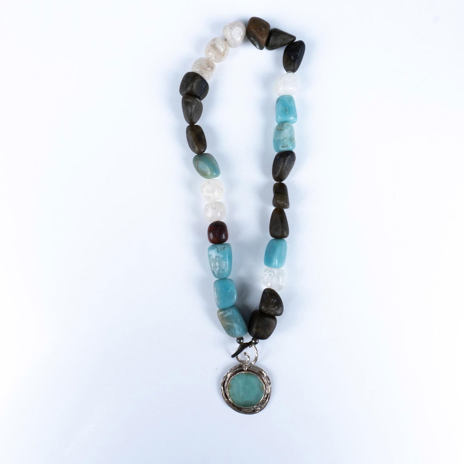 Revital Sterling Silver Multi Gemstone Necklace (1 of 4)