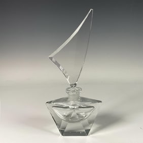 Crystal Perfume Bottle with Sail Shaped Stopper