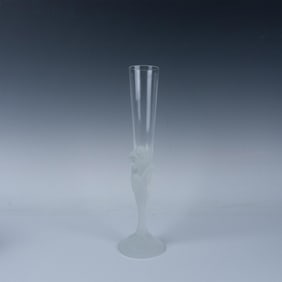 Erte Crystal Champagne Flute, Majestique
