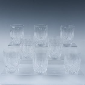 8pc Waterford Crystal Flat Tumblers, Colleen