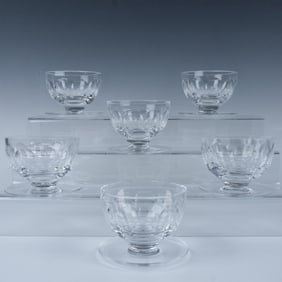 6pc Waterford Footed Dessert Cups, Sheila Pattern
