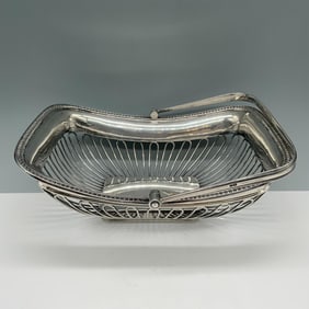 Vintage British Chester Sterling Silver Basket