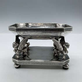 Vintage Plateria Lopez Spanish Sterling Silver Jewelry Tray