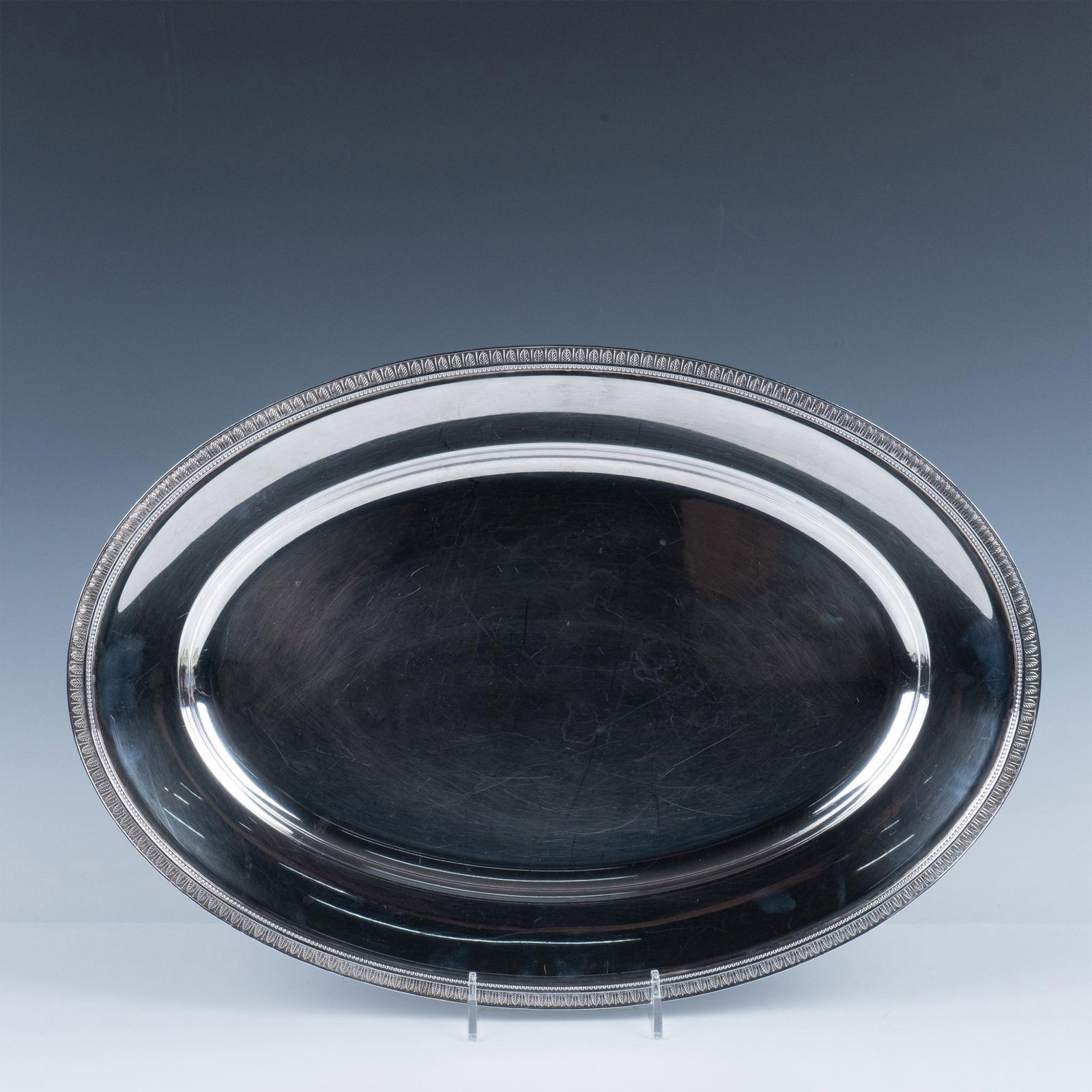 Antique Christofle Silver Plated Serving Tray (1 of 5)