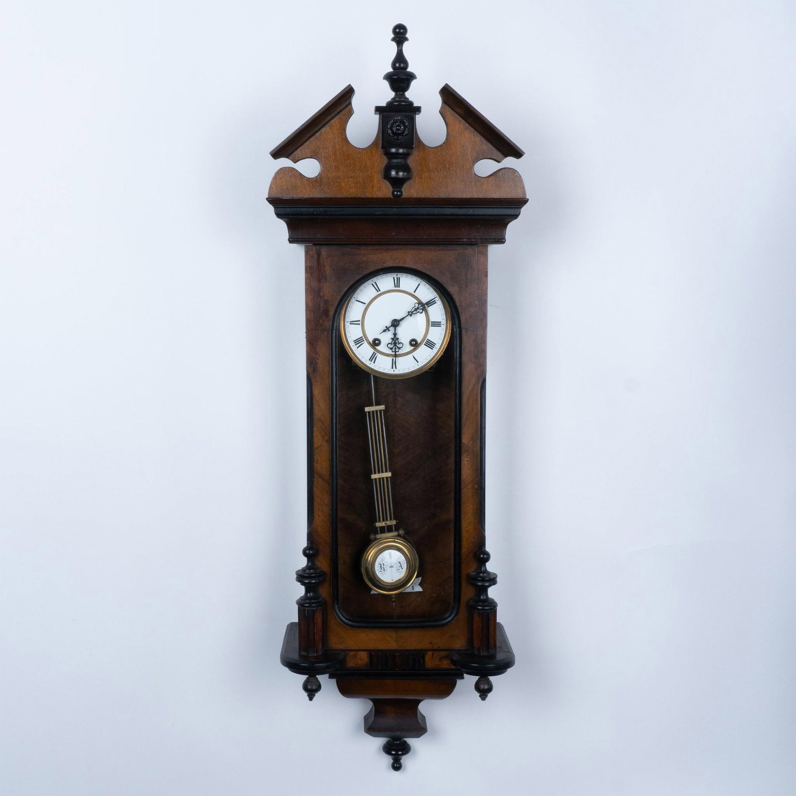 Antique German Empire Style Wall Clock w/ RA Pendulum (1 of 5)