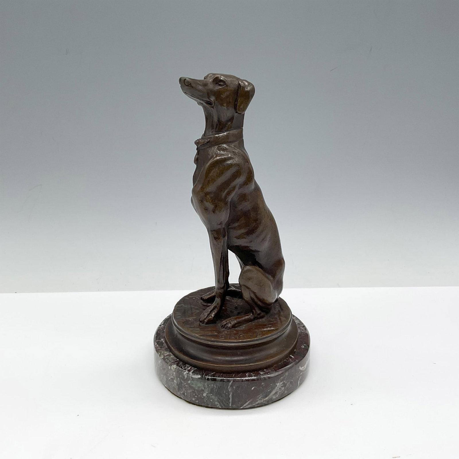 Antoine-Louis Barye (After) Bronze Greyhound Sculpture (1 of 4)