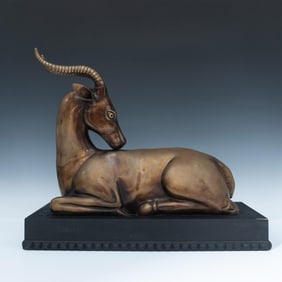 Bronze Impala Sculpture