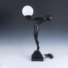 Art Deco Figural Lamp
