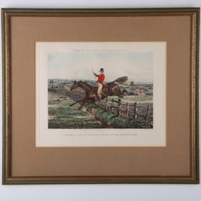 Henry Thomas Alken, Antique Color Engraving on Paper