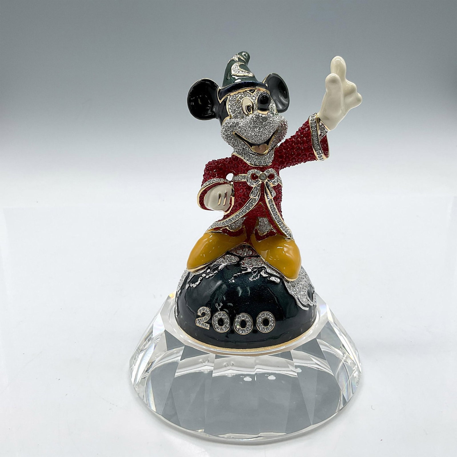 Arribas Bros Jeweled Figurine, Fantasia 2000 Mickey Sorcerer (1 of 4)