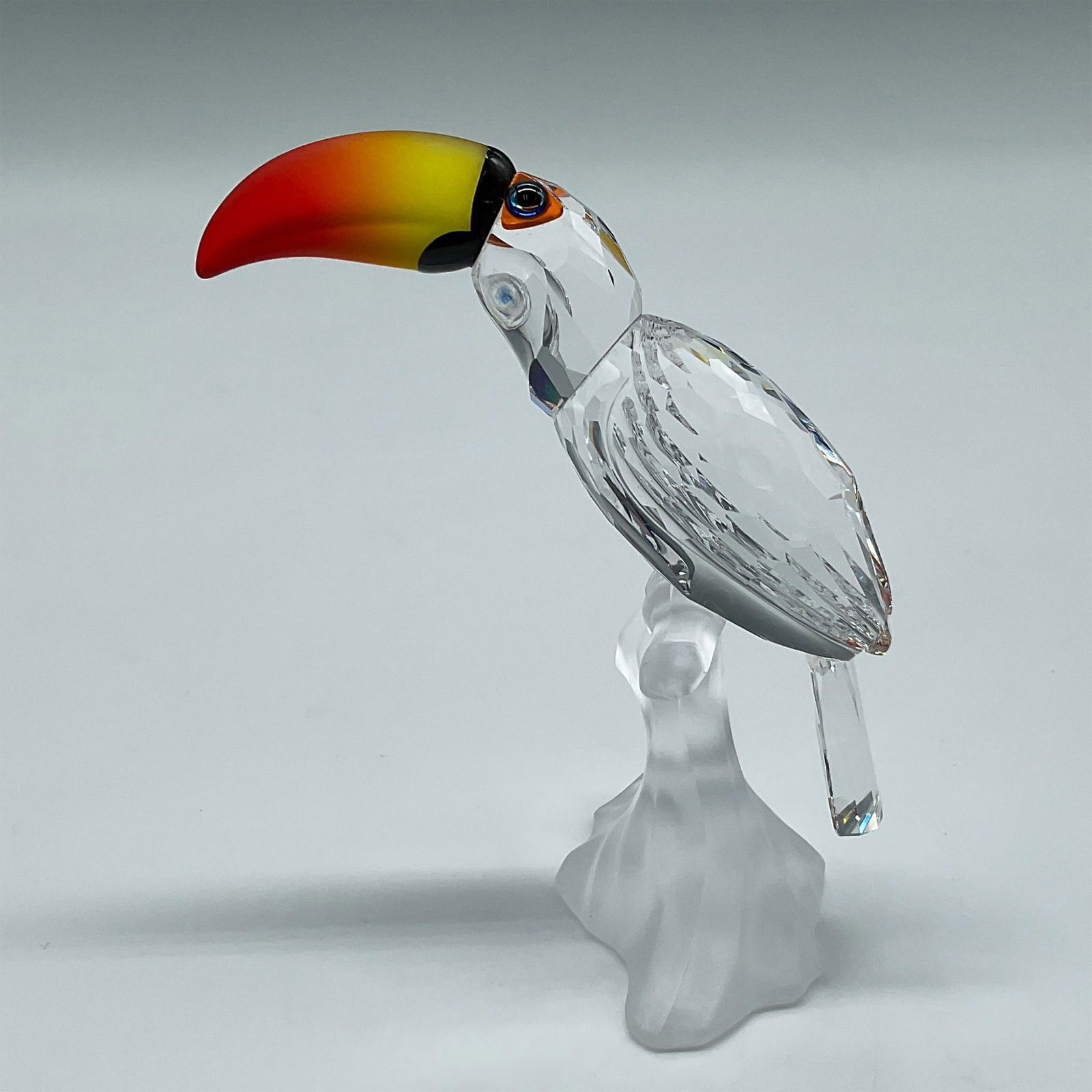 Swarovski Crystal Figurine, Toucan Bird With Colored Beak (1 of 3)
